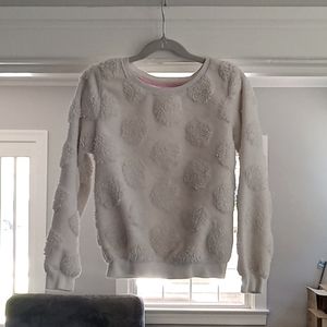 Xhilaration Girls Cream Sweater 7/8